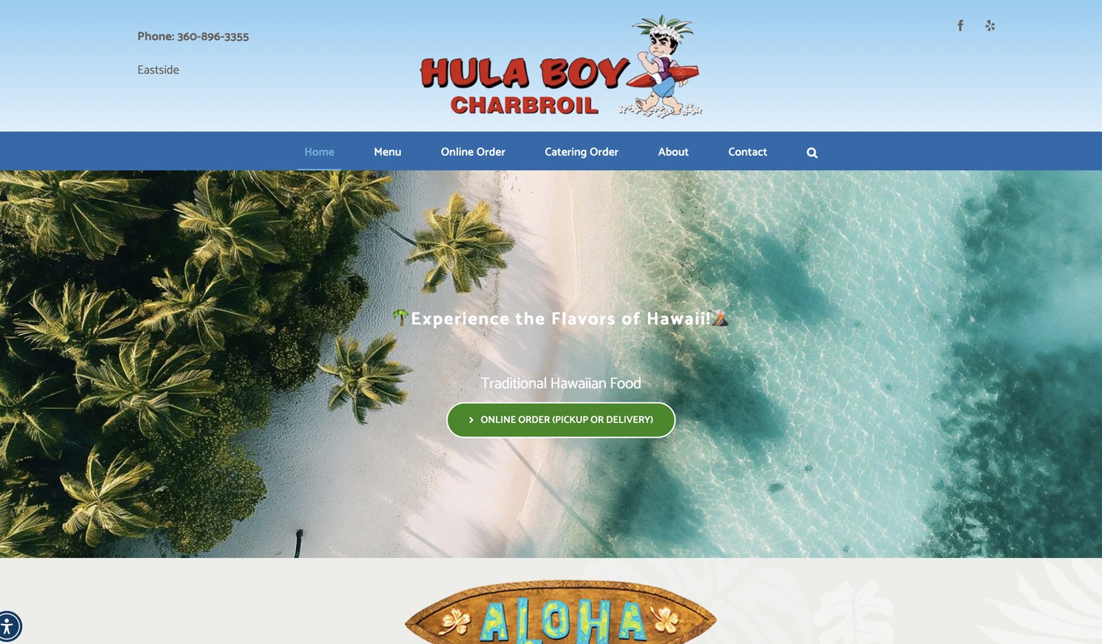 미국 레스토랑 웹사이트