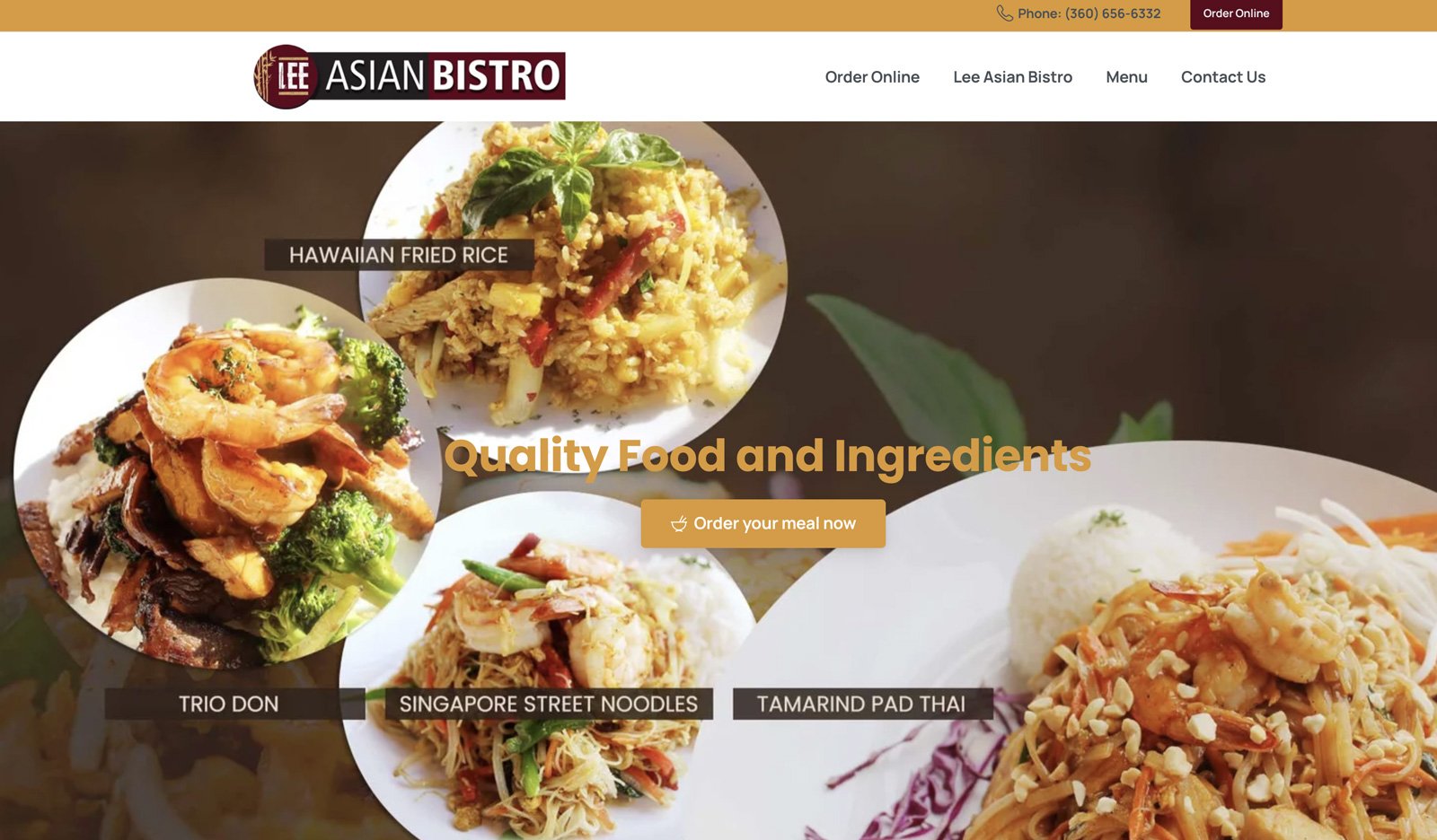 식당 웹사이트 제작회사 미국 웹사이트 레스토랑 사이트 제작